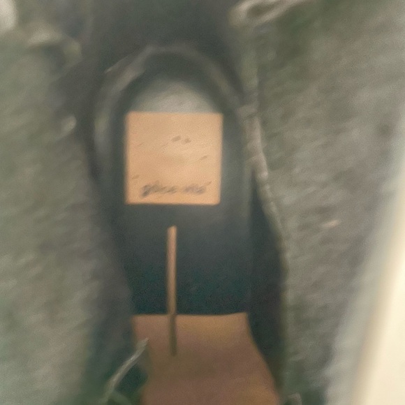 Dolce Vita Teyla harness ankle biker boots dark gray leather women size 6.5 zip - Picture 8 of 9